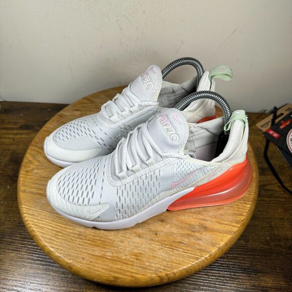 Nike Air Max 270 White Honeydew Women's Size 8.5 Shoes 943345-113 - Picture 3 of 9